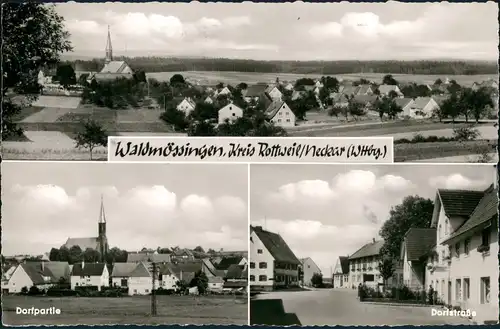 Ansichtskarte Waldmössingen-Schramberg 3 Bild: Totale, Dorfstrasse 1977