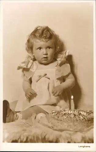 Glückwunsch/Grußkarten: Geburtstag Menschen/Soziales Leben - Kinder 1 Jahr 1940