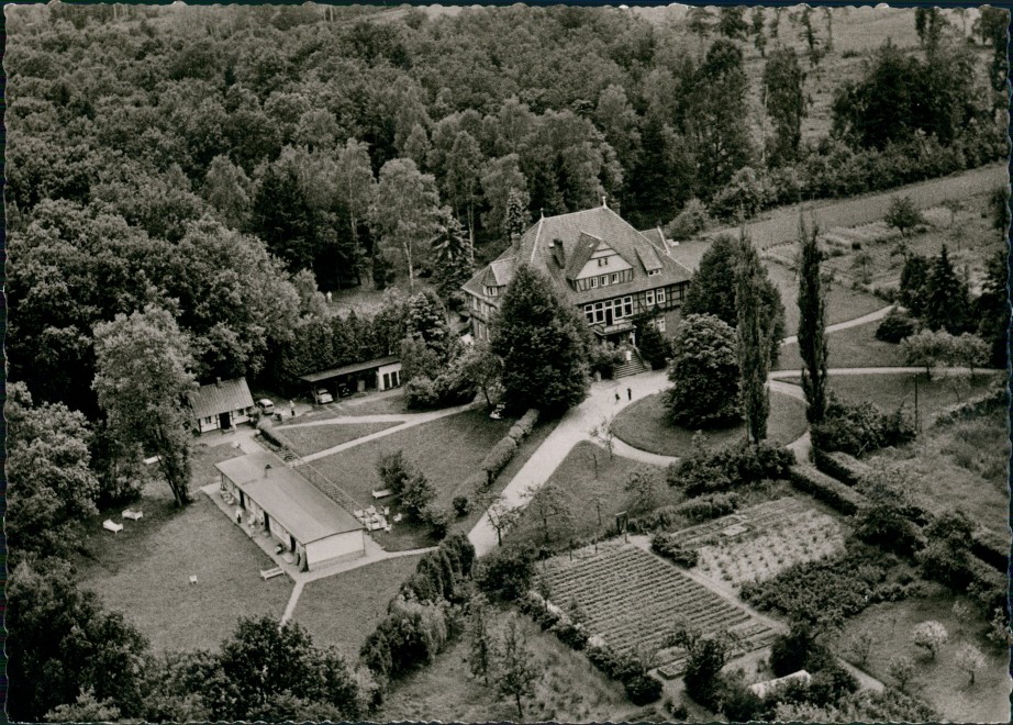 Ansichtskarte Lüchow (Wendland) Luftbild Landschloß