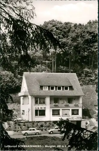 Schwarzenberg mit Schönmünzach-Baiersbronn Gasthof - Pension Lamm Autos 1965