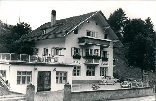 Foto Steinach (Tirol) Gasthaus Gisela VW Käfer 1954 Privatfoto