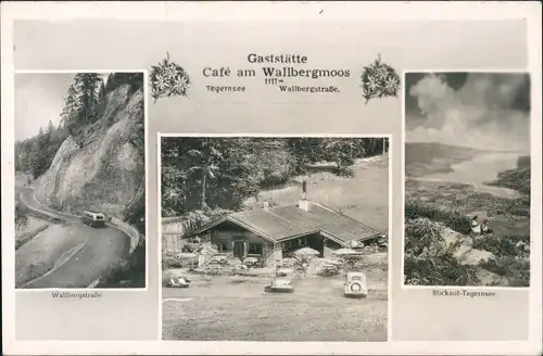 Ansichtskarte Egern-Rottach-Egern Café am Wallbergmoos 3Bild 1940