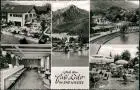 Ansichtskarte Bad Wiessee CAFÉ LIDO Mehrbildkarte 5 Echtfoto-Ansichten 1960