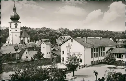 Marktheidenfeld Kath. Pfarrkirche mit Pfarrjugendheim Sankt Laurenzius 1965