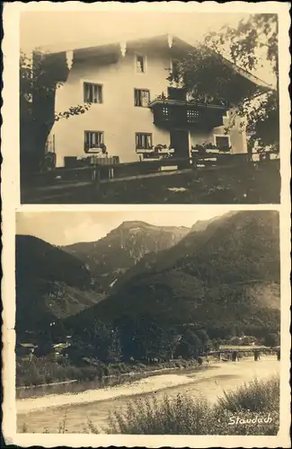 Ansichtskarte Staudach-Egerndach 2 Bild: Haus und Stadt 1935