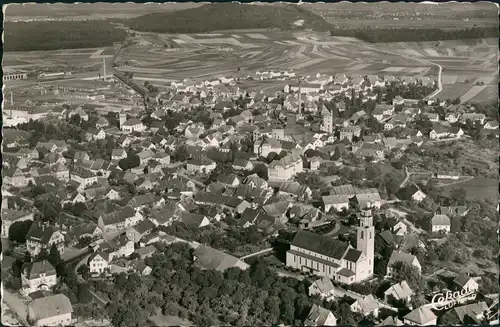 Ansichtskarte Gottmadingen Luftbild 1957