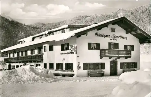 Scharling (Kreuth) Unterkunft Gästehaus HIRSCHBERG Bes. J. Högg 1972