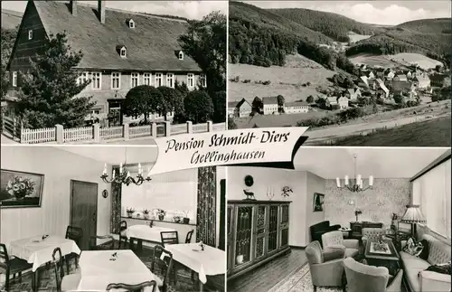 Gellinghausen-Schmallenberg Pension Schmidt-Diers, Außen- & Innen 1969