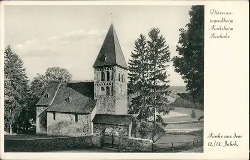 Kirchähr (Gackenbach) DIOZESANJUGENDHEIM KARLSHEIM KIRCHÄHR im Westerwald 1955