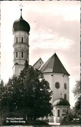 Ansichtskarte Marktoberdorf Markt Oberdorf St. Martins-Kirche 1960