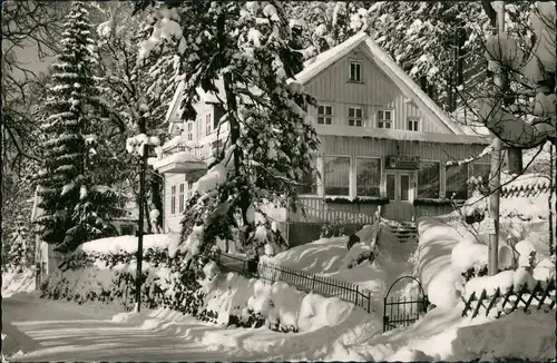 Ansichtskarte Altenau-Clausthal-Zellerfeld Villa Schwarzenberg 1963