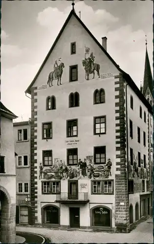 Konstanz Strassen Partie "Das hohe Haus", Geschäft Lorzenz Hofele 1960