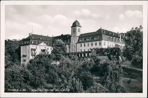 Ansichtskarte Boppard Ursulinen-Koster Marienberg 1934
