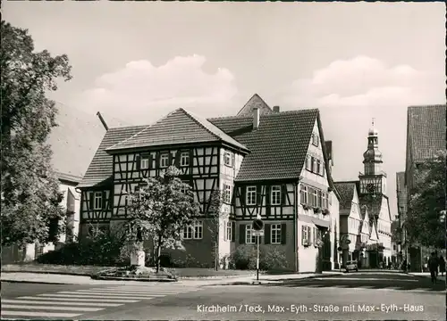 Kirchheim unter Teck Max Eyth Straße und M. Eyht-Haus, Fachwerkhaus 1960