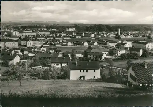 Ansichtskarte Burghausen Blick auf Neustadt 1971