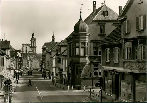 Ansichtskarte Neckarsulm Marktstraße - Geschäfte 1963