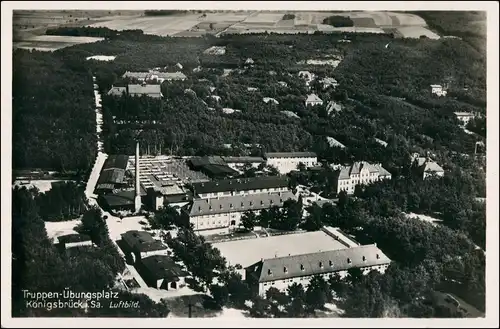Ansichtskarte Königsbrück Kinspork Luftbilder Truppenübungsplatz 1935