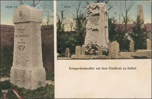CPA Rethel Rethel 2 Bild Kriegsdenkmäler 1916