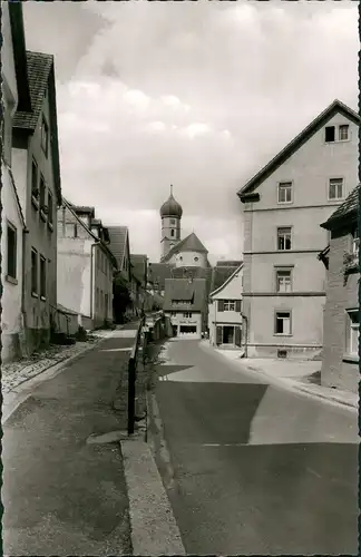 Ansichtskarte Ehingen (Donau) Straßenpartie 1963