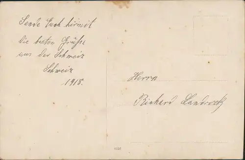 .Schweiz Schweiz Suisse Soldaten vor gefrorenem Wasserfall 1918 Privatfoto