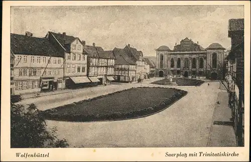 Ansichtskarte Wolfenbüttel Saarplatz 1941