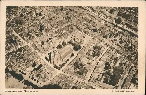 Postkaart Gorinchem Luftbild 1926