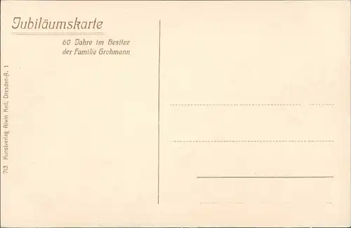 Kleinhennersdorf-Gohrisch (Sächs. Schweiz) Liethenmühle Jubiläumskarte   1916