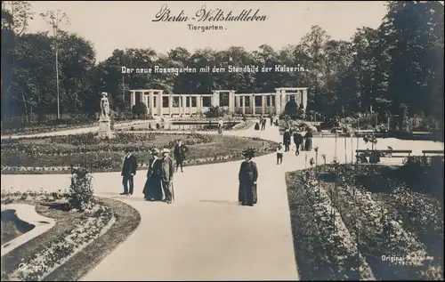 Ansichtskarte Tiergarten-Berlin Weltstadtleben gel. Bahnpost 1932