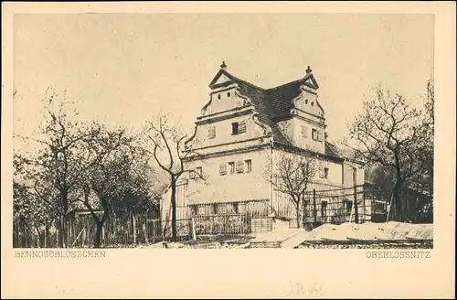 Ansichtskarte Oberlößnitz-Radebeul BENNO SCHLÖSSCHEN 1922