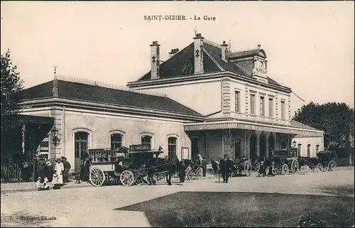 CPA Saint-Dizier Bahnhof 1912