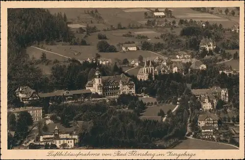 Postcard Bad Flinsberg Świeradów-Zdrój Luftbild 1929