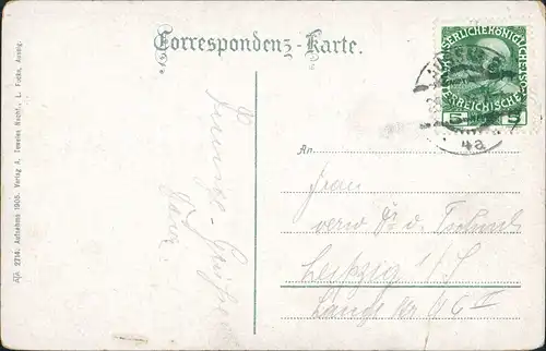 Aussig Ústí nad Labem  Landungsplatz der S.B. Dampfschiffahrt 1912