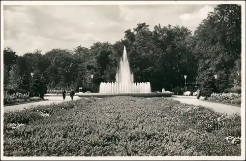 Ansichtskarte Dresden Jahresschau Deutscher Arbeit Fontaine 1937