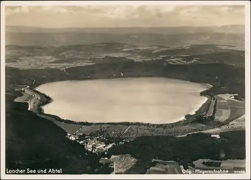 Ansichtskarte Glees (Vulkaneifel) Luftbild Laacher See 1932