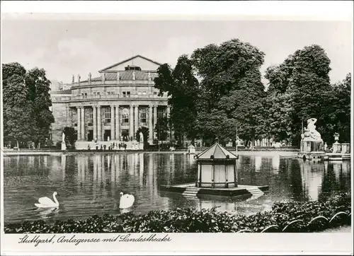 Ansichtskarte Stuttgart Landestheater REPRO 1932/1965 REPRO