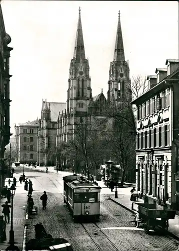 Ansichtskarte Stuttgart Tübinger Straße, Straßenbahn 1968