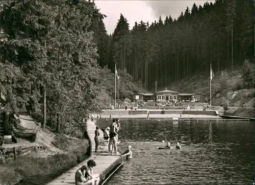 Ansichtskarte Altenau-Clausthal-Zellerfeld Im Waldbad 1960