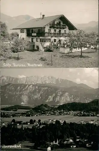 Ansichtskarte Oberaudorf 2 Bild Stadt, Pension Auerbach 1962