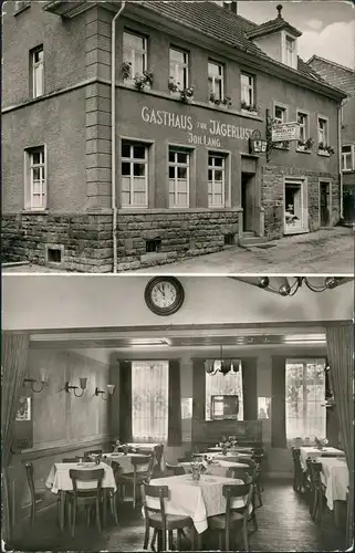 Ansichtskarte Meckesheim Gasthof - Pension - Metzgerei zur Jägerlust 1962