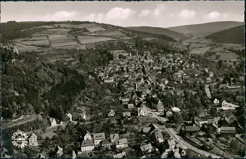 Ansichtskarte Spangenberg Luftbild 1958