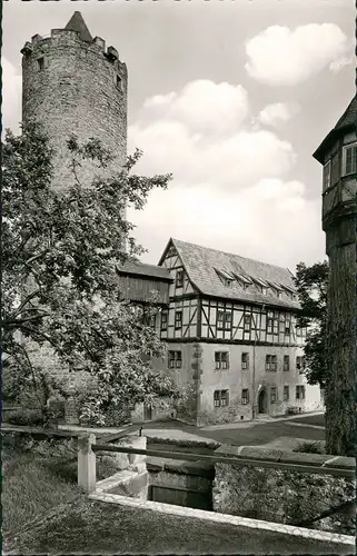 Ansichtskarte Schlitz Partie an der Burg 1963