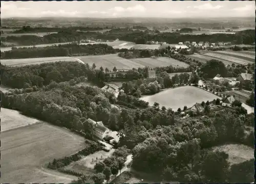 Ansichtskarte Bünde Luftbild Kurpark Randringhausen 1966