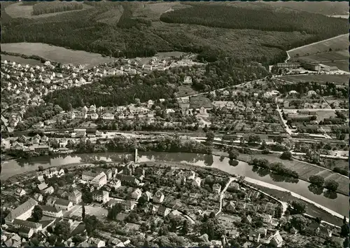 Ansichtskarte Meisungen b. Fulda Luftbild 1962