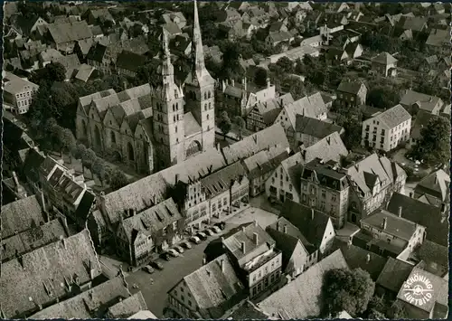Ansichtskarte Lemgo Luftbild Altstadt 1963