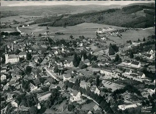 Ansichtskarte Eckenhagen Luftbild 1961