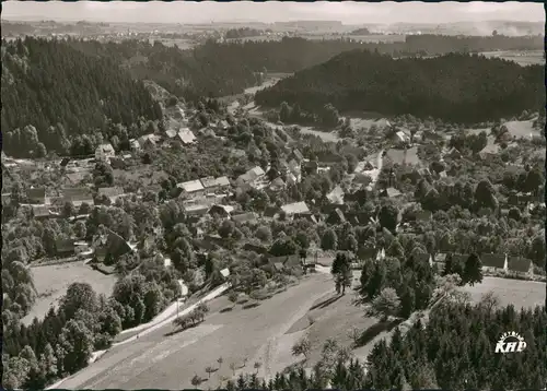 Ansichtskarte Betzweiler-Loßburg Lossburg Luftbild 1962