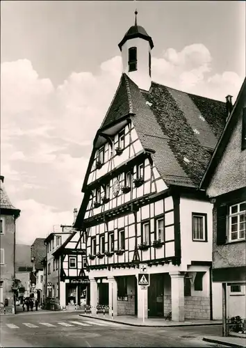 Ansichtskarte Blaubeuren Straße, Rathaus 1963