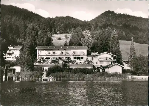 Ansichtskarte Tegernsee (Stadt) Hotel Terrassencafé, Süd 1963