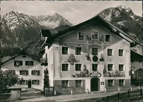 Ansichtskarte Bad Hindelang Gasthof zur Sonne 1966