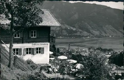 Ansichtskarte Zell am See Gasthaus Sonnberg 1955 Privatfoto